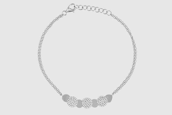 Circle Diamond Bracelet - elbeu