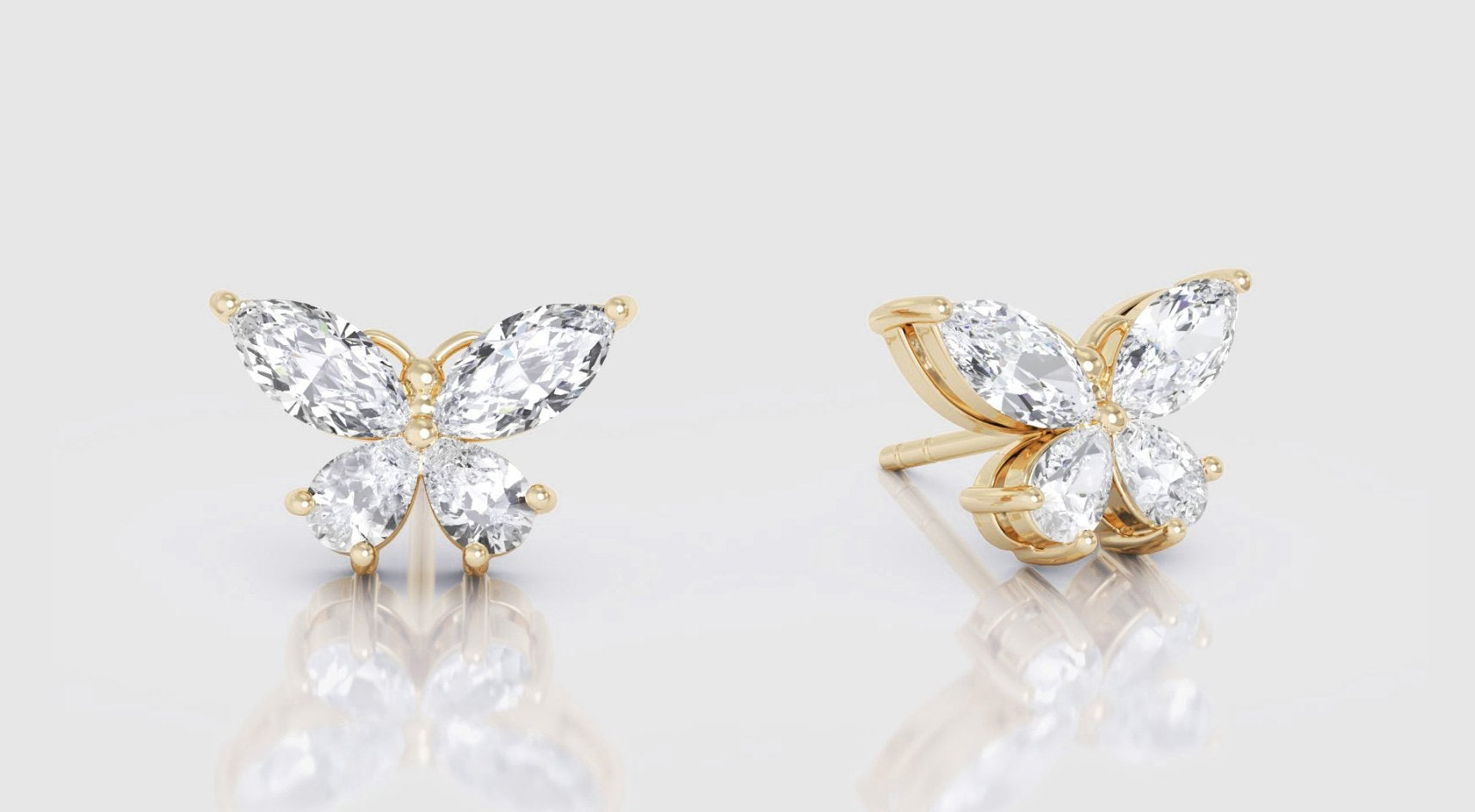 Butterfly Diamond Earrings